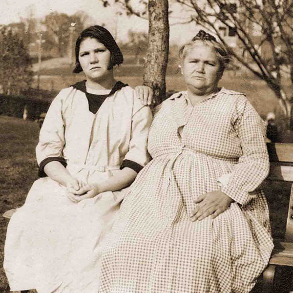 Carrie Buck and her mother, Emma. Photo © The M.E. Grenander Special Collections and Archives, University at Albany