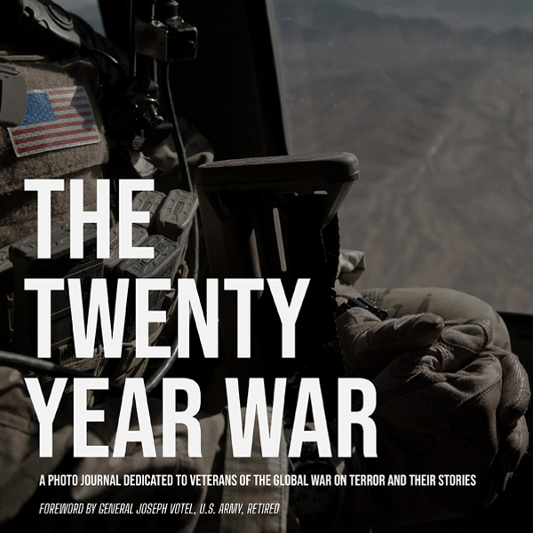 The Twenty Year War by photographer Beau Simmons and Army Rangers Dan Blakeley and Tom Amenta