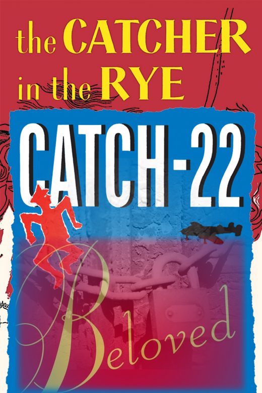 Banned books include The Catcher in the Rye, Catch-22, and Beloved