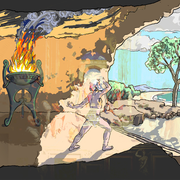 Image of Plato’s allegory of the cave, © 4edges, CC BY-SA 4.0, via Wikimedia Commons.